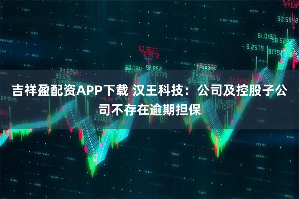 吉祥盈配资APP下载 汉王科技：公司及控股子公司不存在逾期担保