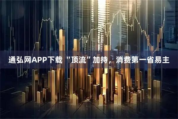 通弘网APP下载 “顶流”加持，消费第一省易主