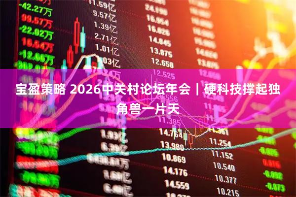 宝盈策略 2026中关村论坛年会｜硬科技撑起独角兽一片天